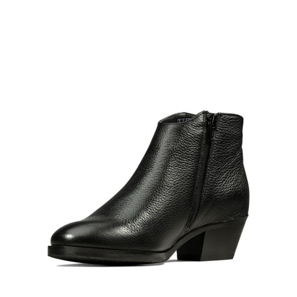 Clarks Womens Mila Myth Ankle Boots Black | UK-685937